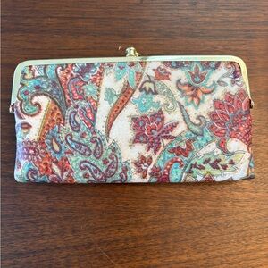 HOBO Paisley Floral Wallet/Clutch